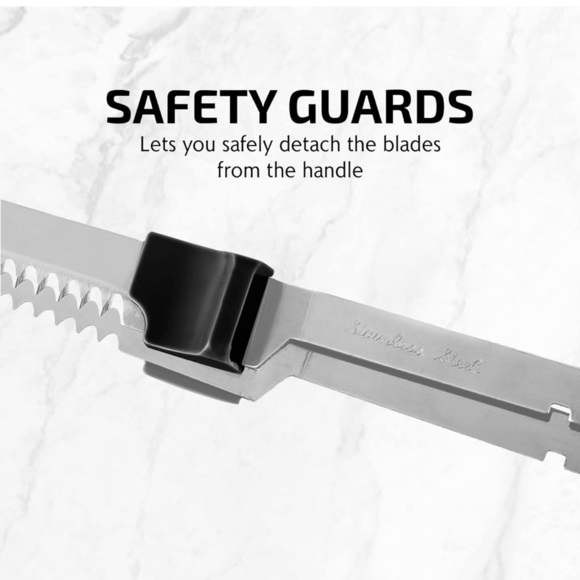 New in Box - Ovente Easy Slice Automatic Electric Knife with Stainless Steel - Picture 5 of 11